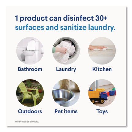 Concentrated Regular Disinfecting Bleach, 43 oz Bottle, 6/Carton