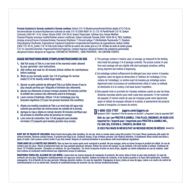 Laundry Detergent Powder, HE Compatible, 4 Loads, 5.1 oz, 14/Carton