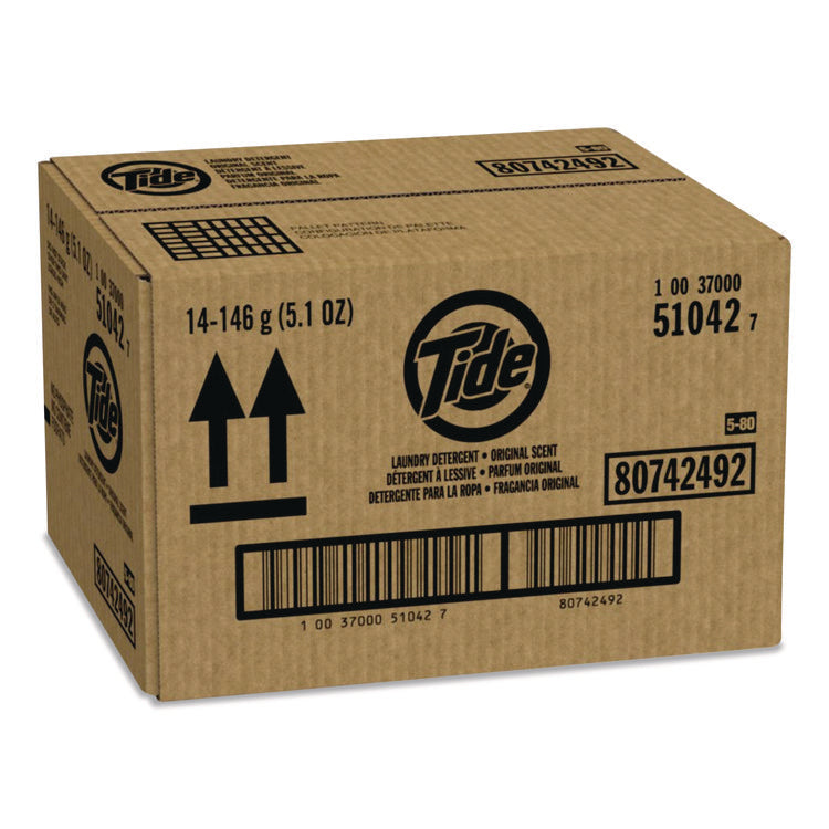 Laundry Detergent Powder, HE Compatible, 4 Loads, 5.1 oz, 14/Carton