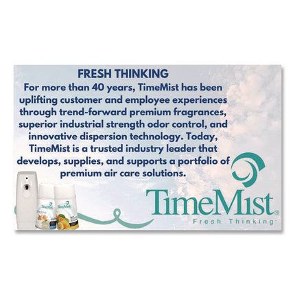 Premium Metered Air Freshener Refill, Vanilla Cream, 5.3 Oz Aerosol Spray, 12/carton