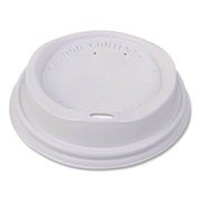 Hot Beverage Paper Cup Lids 10 oz, Fits FLAVIA 10 oz Paper Cup, White, 100/Sleeve, 10 Sleeves/Carton
