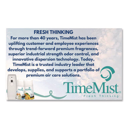 Premium Metered Air Freshener Refill, Caribbean Waters, 7.1 oz Aerosol Spray 12/Carton