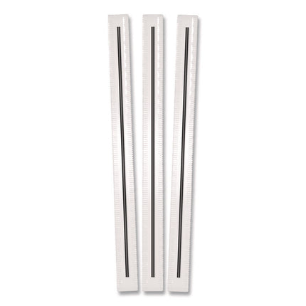 Wrapped Polypropylene Stirrers, 5.5", Black, 500/Box