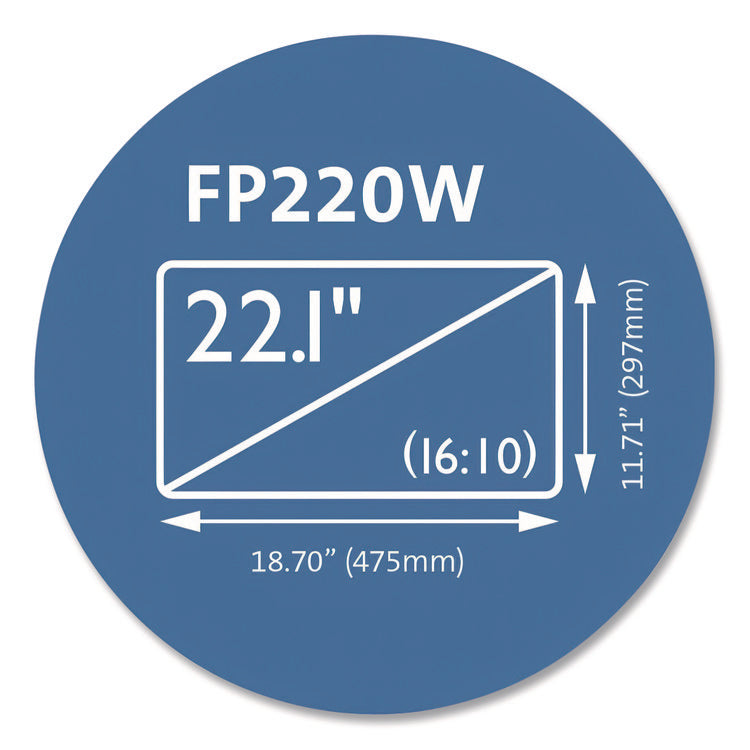 Anti-Glare Reversible Privacy Screen for 22.1" Widescreen Monitor, 16:10 Aspect Ratio