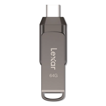 JumpDrive D400 USB 3.1 Flash Drive, 64 GB, Titanium