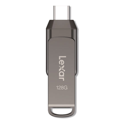 JumpDrive D400 USB 3.1 Flash Drive, 128 GB, Titanium