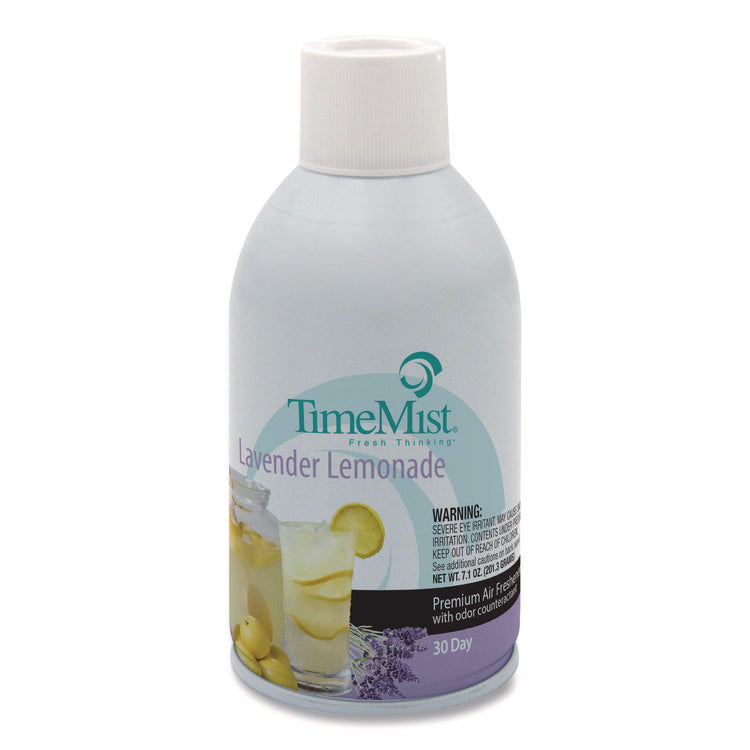 Premium Metered Air Freshener Refill, Lavender Lemonade, 7.1 oz Aerosol Spray, 12/Carton