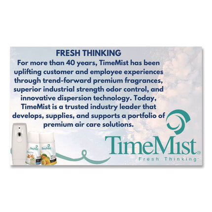 Premium Metered Air Freshener Refill, Clean N Fresh, 7.1 Oz Aerosol Spray, 12/carton