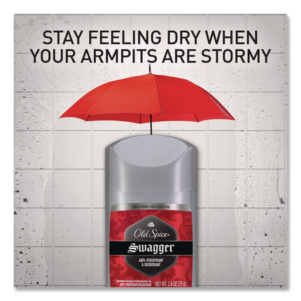 Red Collection Swagger Antiperspirant and Deodorant for Men, 0.5 oz, 24/Carton