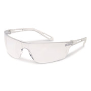 Zenon Z-Lyte Safety Glasses, Scratch-Resistant, Clear Plastic Frame, Clear Polycarbonate Lens