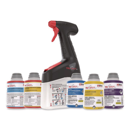 TruShot 2.0 Glass and Multisurface Cleaner, Fresh Scent, 9 oz Cartridge, 4/Carton