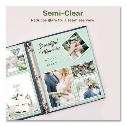 Top-Load Recycled Polypropylene Sheet Protector, Semi-Clear, 100/box