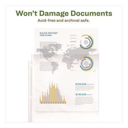 Top-Load Recycled Polypropylene Sheet Protector, Semi-Clear, 100/box