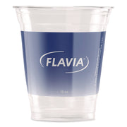 Cold Cups 12 oz, Blue Band Flavia Logo, Clear/Blue, 1,000/Carton