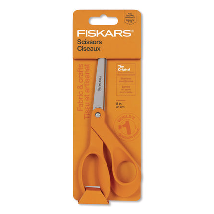 Original Orange-Handled Scissors, 8.41" Long, Offset Orange Handle