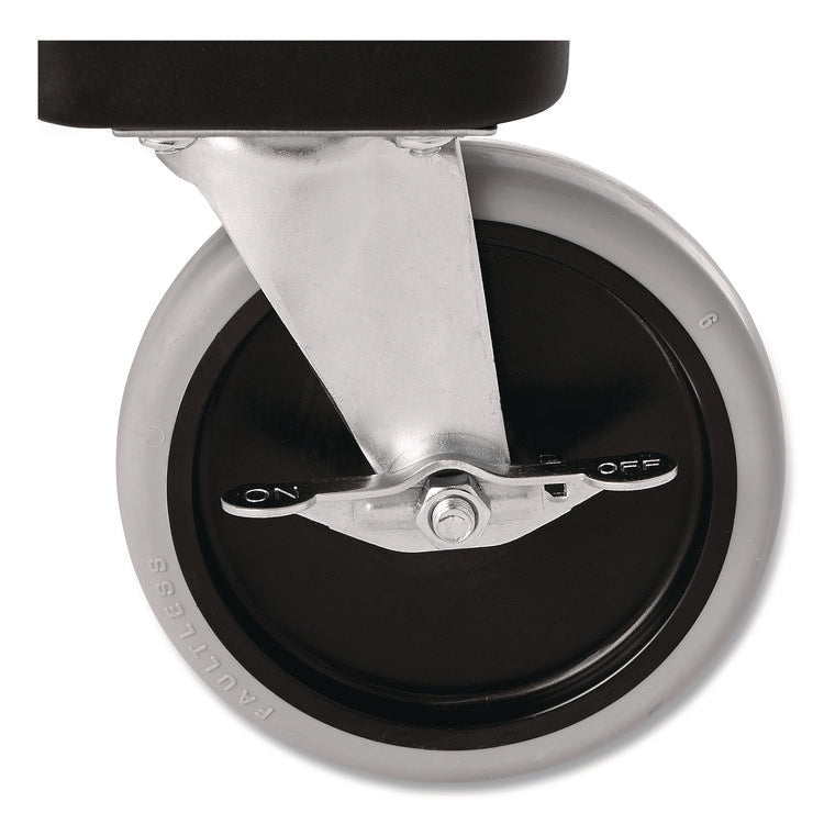 End Loader Rack for Food Boxes and Sheet Pans, 18 Rack, Plastic, 23.75" x 28.75" x 67.88", Black