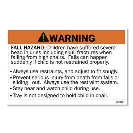 Sturdy Chair Youth Seat with Casters, Black