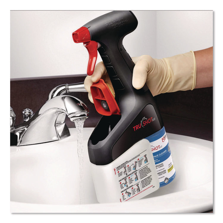 TruShot 2.0 Glass and Multisurface Cleaner, Fresh Scent, 9 oz Cartridge, 4/Carton