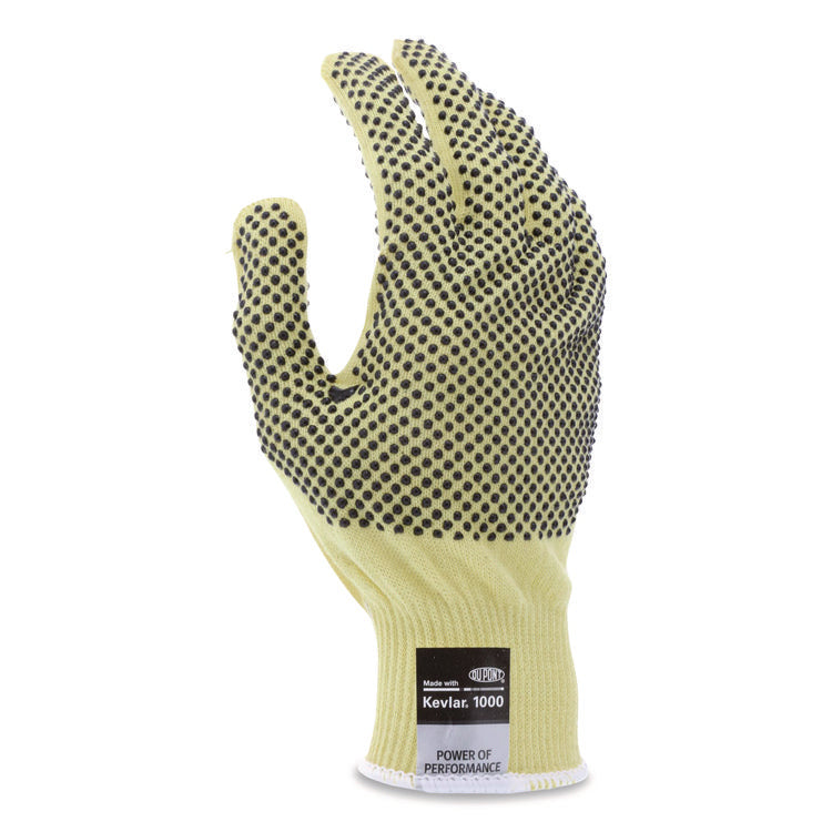 CutPro Kevlar Gloves 9396, Yellow/Black, Large, Pair