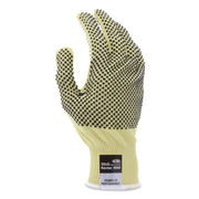 CutPro Kevlar Gloves 9396, Yellow/Black, Small, Pair