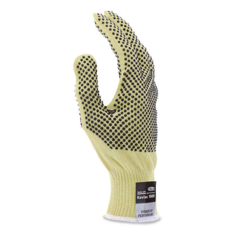 CutPro Kevlar Gloves 9396, Yellow/Black, Small, Pair
