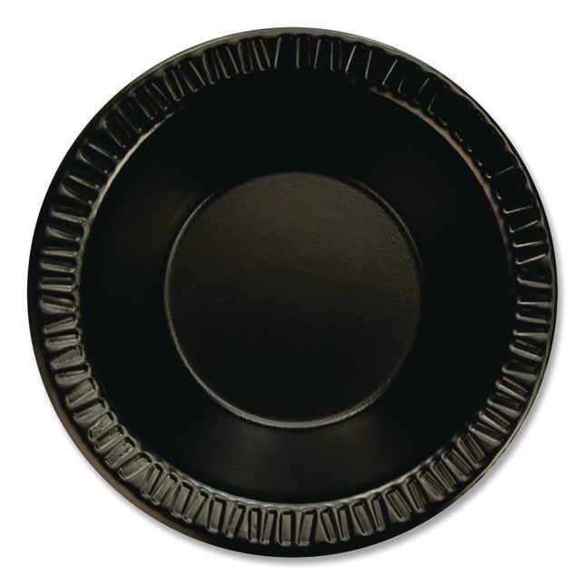 Quiet Classic Laminated Foam Dinnerware, Bowl, 5 oz, Black, 125/Sleeve, 8 Sleeves/Carton