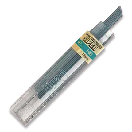 Super Hi-Polymer Lead Refill, 0.7 mm, HB, Black, 36/Pack