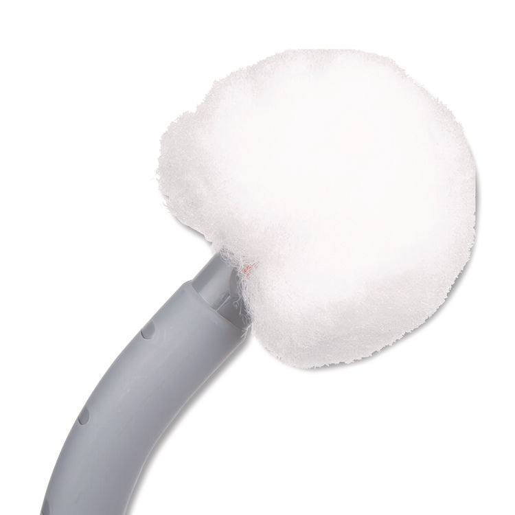 Toilet Bowl Swab, 26" Handle, Gray/Red/White