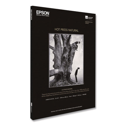 Hot Press Natural Fine Art Paper, 17 Mil, 13 X 19, Smooth Matte Natural, 25/pack