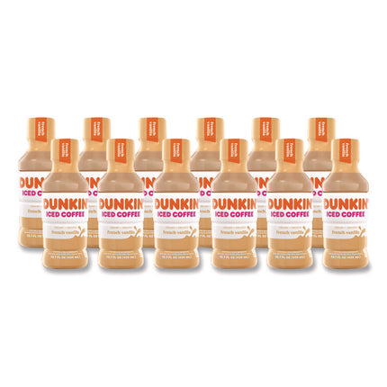French Vanilla Iced Coffee Drink, 13.7 Oz Bottle, 12/carton