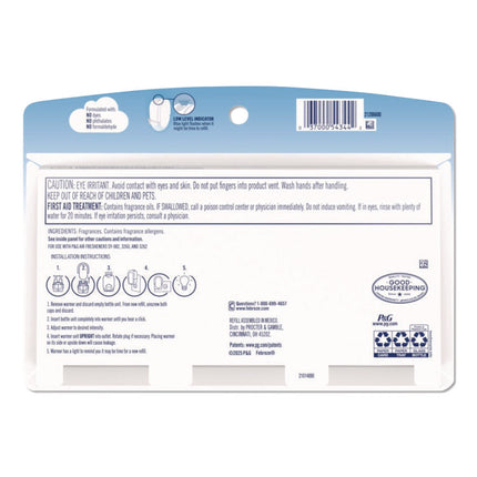 PLUG Air Freshener Refills, Linen and Sky, 2.63 oz, 3/Pack, 6 Packs/Carton