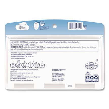 PLUG Air Freshener Refills, Gain Scent, 2.63 oz, 3/Pack, 6 Packs/Carton