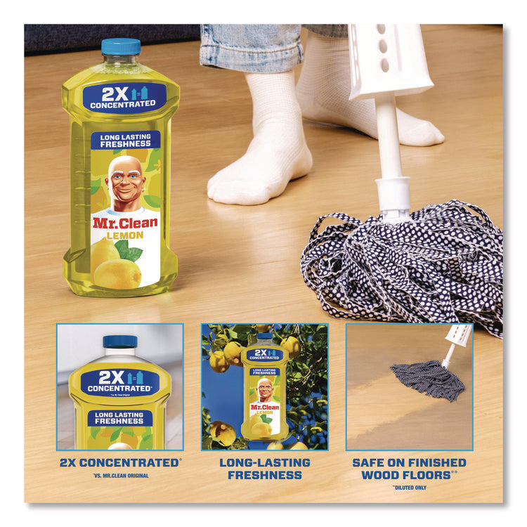 Multi-Surface Antibacterial Cleaner, Lemon Scent, 23 oz Bottle, 6/Carton