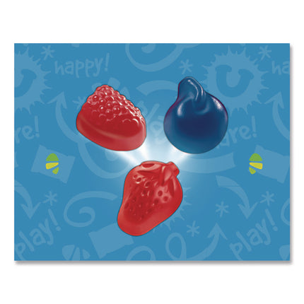 Funables Fruity Snacks, Mixed Berry, 2.5 oz Bag, 48/Carton