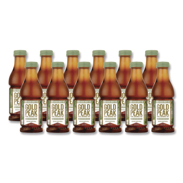 Zero Sugar Sweet Tea, 18.5 oz Bottle,12/Carton