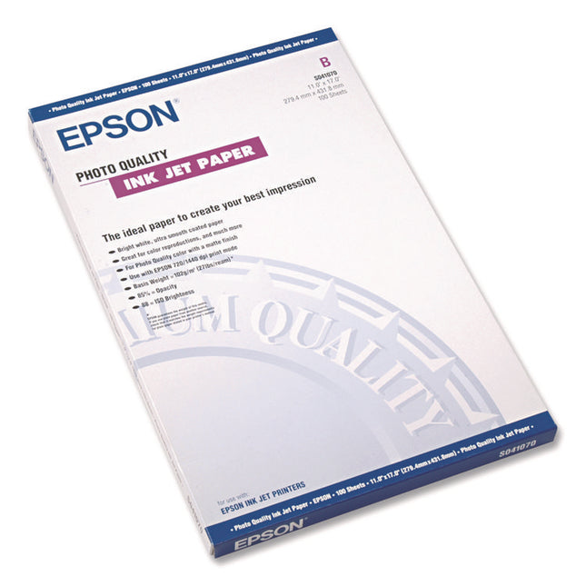 Matte Presentation Paper, 4.9 Mil, 11 X 17, Matte Bright White, 100/pack
