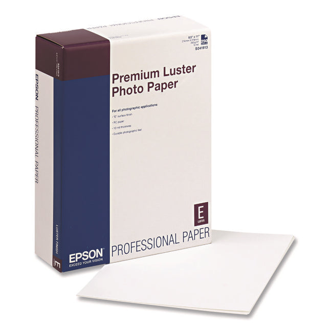 Ultra Premium Photo Paper, 10 Mil, 8.5 X 11, Luster White, 250/pack