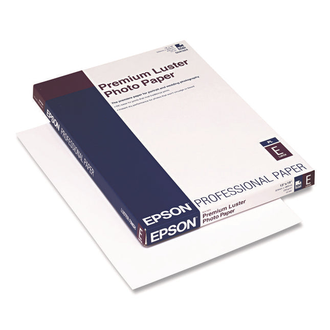 Premium Luster Photo Paper, 10 Mil, 13" X 19", Luster White, 100/pack
