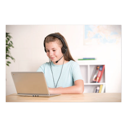 Hi-Fi Headphones with Microphone, Black