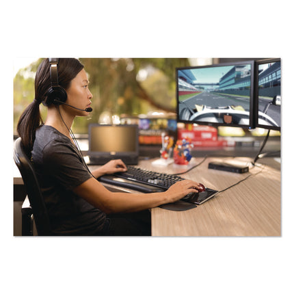 Hi-Fi Headphones with Microphone, Black