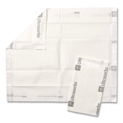 Ultrasorbs Disposable Dry Pads, 23" X 35", Blue, 7/box