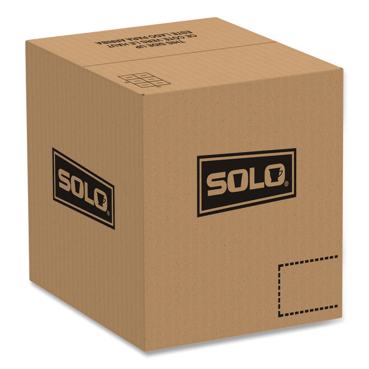 Creative Carryouts OctaView Hinged Lid Containers, 9.13 x 9.55 x 2.38, Black/Clear, Plastic, 100/Carton