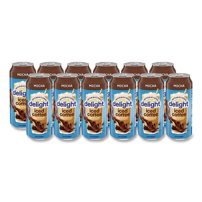 Iced Coffee, Mocha, 15 oz Can, 12/Carton