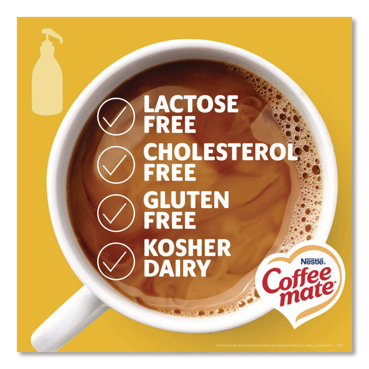 Liquid Coffee Creamer, Hazelnut, 1.5 L Pump Bottle, 2/Carton