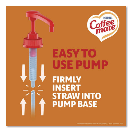 Liquid Creamer Pump Bottle, Salted Caramel Chocolate, 1.5 L Pump Bottle, 2/Carton
