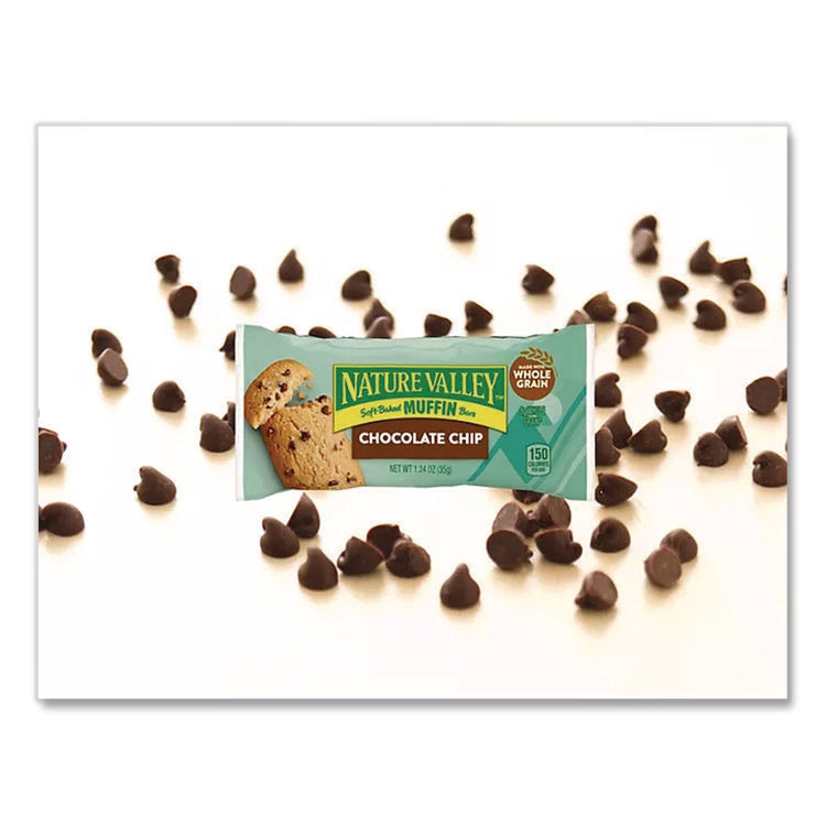 Chocolate Chip Soft-Baked Muffin Bar, 1.24 oz Bar, 12/Box