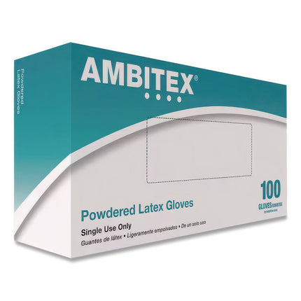 L5101 SERIES POWDERED LATEX GLOVES, 4 MIL, X-LARGE, CREAM, 100/BOX