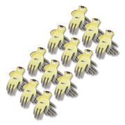 G-Tek Kev Cut-Resistant Seamless-Knit Gloves, X-Large (size 10), Yellow/gray, 12 Pairs