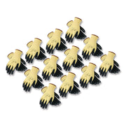 Kev Seamless Knit Kevlar Gloves, Large, Yellow/black, 12 Pairs