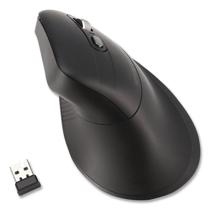 Pro Fit Ergo MY630 EQ Rechargeable Mouse, 2.4 GHz/30 ft Wireless Range, Right Hand Use, Black